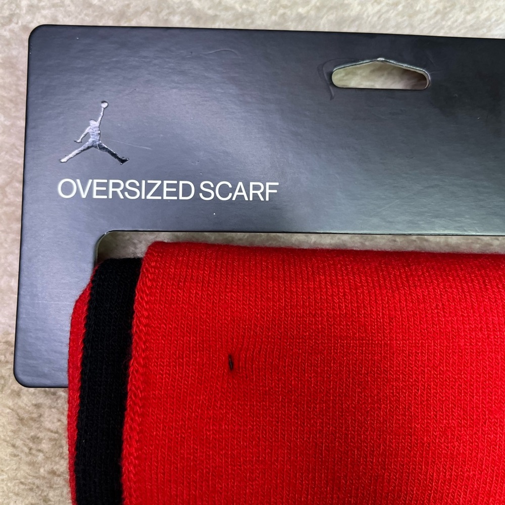 Michael Jordan oversized scarf Black/Red